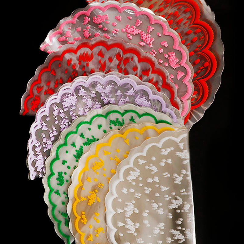 17'' Round Cellophane Gift Wrap Paper Pack 60 Floral Supplies Store