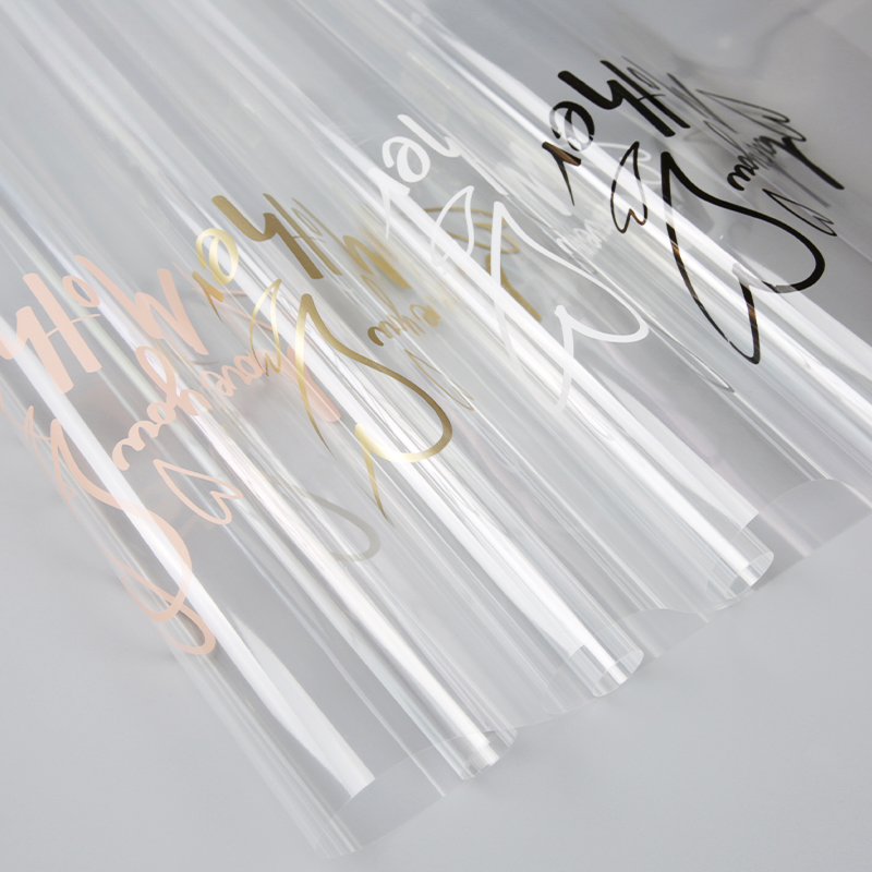 Clear Cellophane Wraps for Mother's Day Pack 20 (60x60cm) Floral