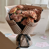 Load image into Gallery viewer, Grid Pattern Waterproof Bouquet Paper Pack 20 (58x58cm)