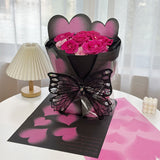 Load image into Gallery viewer, Pink Heart Waterproof Flower Paper Pack 20 (36x52cm)