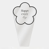 Load image into Gallery viewer, Transparent Flower Shaped Bouquet Bags Pack 50