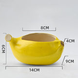 Load image into Gallery viewer, Cute Banana Mini Ceramic Plant Pot
