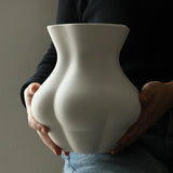 Load image into Gallery viewer, Female Body Art Modern White Vase