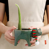 Load image into Gallery viewer, Cute Cat Ceramic Cactus Succulent Pot
