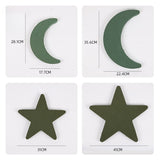 Load image into Gallery viewer, Star Moon Shaped Green Wet Floral Foam Pack 2