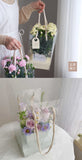 Load image into Gallery viewer, 5 Pieces Square PVC Transparent Flowers Gift Boxes