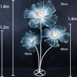 Load image into Gallery viewer, Artificial 3 Stem Bunch Giant Silk Flower Decoration
