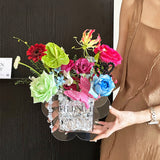 Load image into Gallery viewer, Transparent Acrylic Container for Flower Arrangement