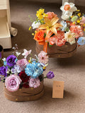 Load image into Gallery viewer, Vintage Wood Floral Arrangement Gift Box