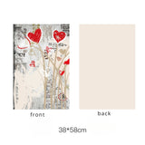 Load image into Gallery viewer, Artistic Newspaper Flower Wrap Paper Pack 10 (38x58cm)