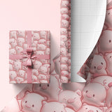 Load image into Gallery viewer, Pink Pig Gift Wrapping Paper (50x70cm) Pack 2