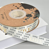 Load image into Gallery viewer, Valentine&#39;s Day LOVE Satin Ribbon (20mmx40Yd)
