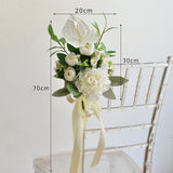 Load image into Gallery viewer, Chair Decoration Artificial Flowers for Weddings