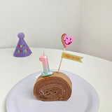 Load image into Gallery viewer, Pink Blue Gradient Numeral Birthday Candles
