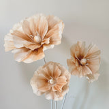 Load image into Gallery viewer, Set of 3 Giant Paper Art Flower Heads