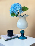 Load image into Gallery viewer, Ruffled Edged Fenton Art Pedestal Vase