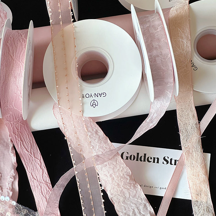 Soft Pink Series Flower Bouquet Ribbon – Floral Supplies Store