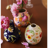 Load image into Gallery viewer, Artistic Hand-painted Floral Small Bud Vase