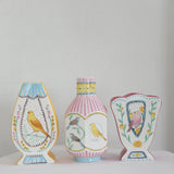Load image into Gallery viewer, Nightingale and Rose Vintage Ceramic Vase