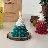 Load image into Gallery viewer, Snowy Christmas Tree Scented Candle