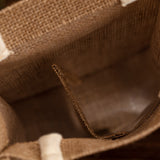 Load image into Gallery viewer, Burlap Wine Gift Bags with Window