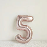 Load image into Gallery viewer, 40 Inch Rose Gold Big Number Balloon