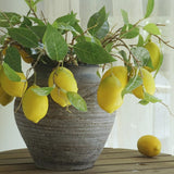 Load image into Gallery viewer, Artificial Yellow Lemon Branches Pack 2 (36cmH)