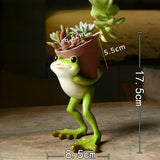 Load image into Gallery viewer, Adorable Frog-Themed Resin Succulent Planter