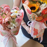 Load image into Gallery viewer, Beautiful Flower Shaped Bouquet Wrap Paper Pack 20 (26x50cm)
