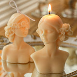 Load image into Gallery viewer, Vintage Girl Sculpture Scented Candle