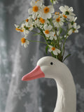 Load image into Gallery viewer, Goose Head Matte Ceramic Flower Vase