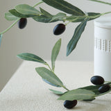 Load image into Gallery viewer, Artificial Olive Tree Branch with Olives
