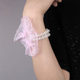 Load image into Gallery viewer, Stretchy Pearl Corsage Wristlet Pack 10