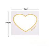 Load image into Gallery viewer, Heart-shaped Cutout Valentine&#39;s Day Card Pack 10