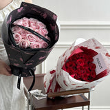 Load image into Gallery viewer, Heart Print Bouquet Wrap Paper Pack 20 (50x38cm)