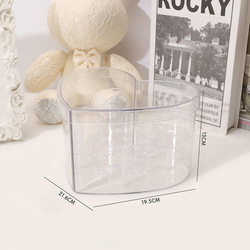 Heart-shaped Clear Acrylic Rose Arrangement Box – Floral Supplies Store