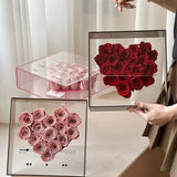 Load image into Gallery viewer, Transparent Acrylic Rose Box