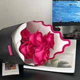 Load image into Gallery viewer, Floral Wrap Paper with Velvet Edged Waves Pack 20 (53x42cm)