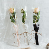 Load image into Gallery viewer, 50pcs Clear Single Rose Plastic Packaging Bag