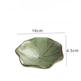 Load image into Gallery viewer, Vintage Zen Lotus Leaf Ikebana Bowl