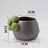 Load image into Gallery viewer, Cute Acorn Mini Terracotta Succulent Planter Pot