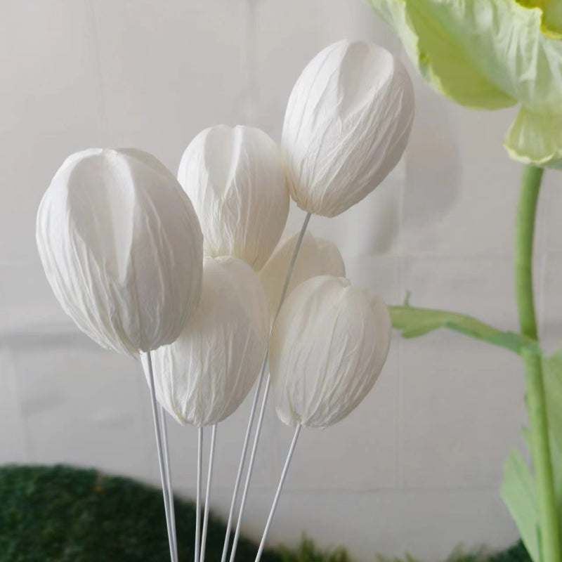 30PCS Solid Foam Balls White DIY Handmade Making Art Crafts Supplies 2CM  4CM