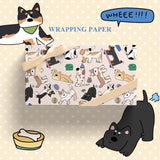 Load image into Gallery viewer, Cartoon Puppies Gift Wrap Paper (50x70cm) Pack 2