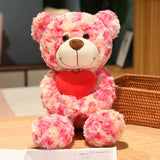 Load image into Gallery viewer, Teddy Bear Embracing Red Heart 45cm