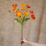 Load image into Gallery viewer, Artificial Poppy Spray Fake Flowers