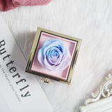 Load image into Gallery viewer, Rotates 360° Eternal Rose Velvet Jewelry Box