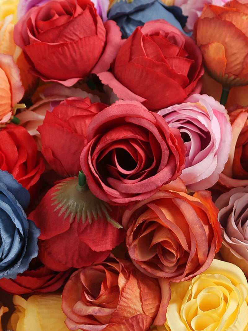 4cm Artificial Rose Flower Heads Pack 30 – Floral Supplies Store
