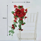 Load image into Gallery viewer, Artificial Flowers for Wedding Chair Decorations
