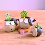 Load image into Gallery viewer, Cute Acorn Mini Terracotta Succulent Planter Pot