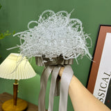 Load image into Gallery viewer, Luxury Artifical Crystal Feather Wedding Bouquet